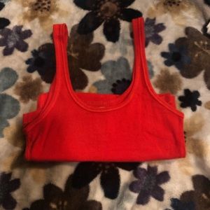 Abercrombie and Fitch red tank top